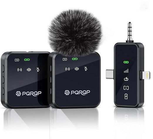 史低价！PQRQP 3合1专业无线领夹式麦克风2.5折  59.99加元（原价 239.99加元）