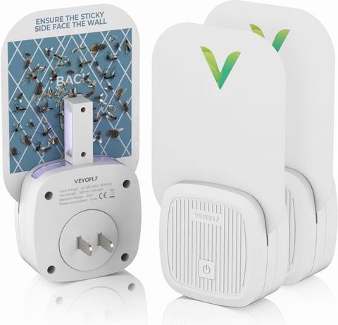 VEYOFLY 家用驱蚊器套装（2设备+6替换装）39.97加元（原价 54.97加元）