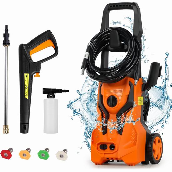 疑似Bug白菜价！历史新低！Birtechway 4000 PSI 2.4 GPM 电动高压清洗机3.2折 67.99加元限量特卖并包邮！