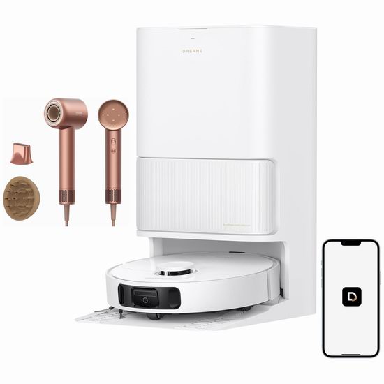 DREAME L40s Ultra CE 13000Pa 小米追觅智能扫拖机器人5.8折 749.99加元限量特卖并包邮！送价值159.99加元高速吹风！100天无需倒垃圾！