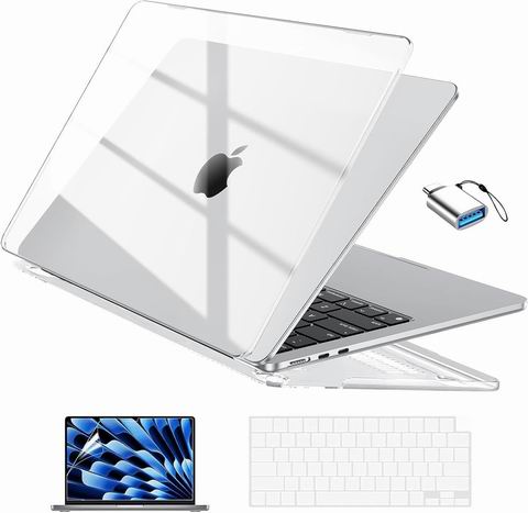  EooCoo MacBook Air 13英寸透明保护壳 15.85加元（原价 19.99加元）