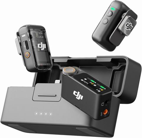  DJI 大疆 Mic 2 无线麦克风（2个发射端 + 1 个接收端 + 充电盒）349加元