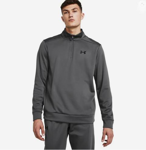 Under Armour 男式 Armourfleece 1/4 拉链运动服 35.6加元（原价 70加元）