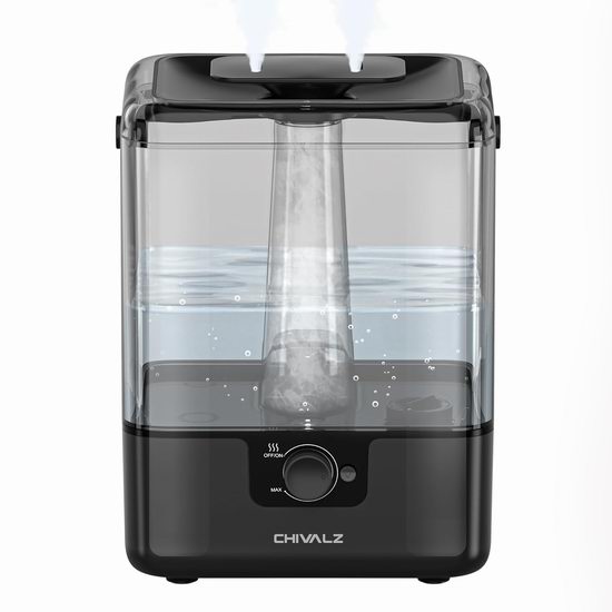  白菜价！CHIVALZ 6升大容量冷雾加湿器1.6折 47.99加元包邮！