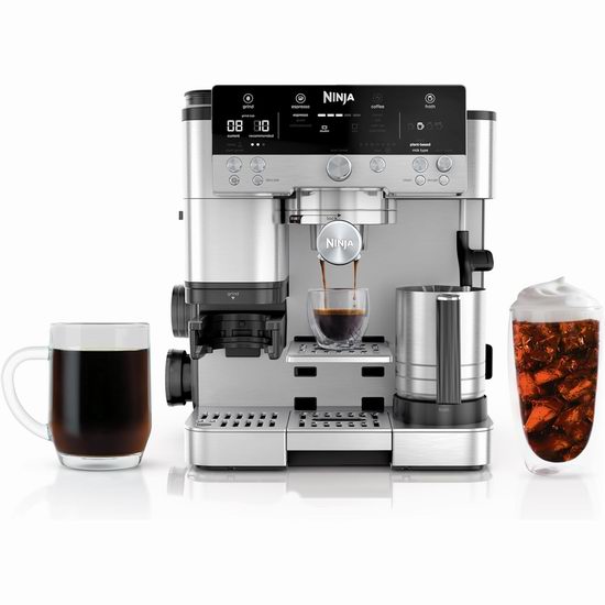  历史新低！Ninja Luxe Café Premier ES601C 三合一 浓缩咖啡机6.2折 499.97加元包邮！会员专享！