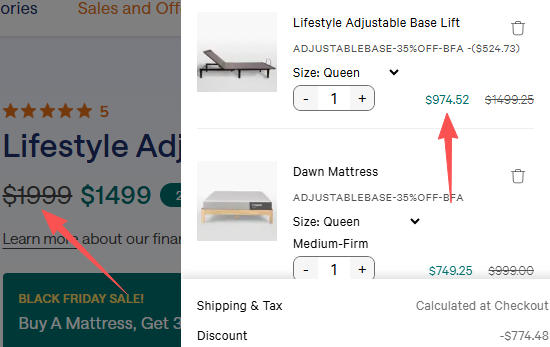 罕见Bug价!随时失效!Casper黑五大促,精选超舒适记忆海绵床垫、床架等全场4.9折起!好睡到飞起来!