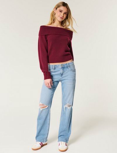 Hollister精选男女服饰3折起清仓+第二件额外5折!入T恤、牛仔裤.75!