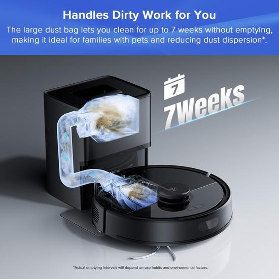 历史新低!爆款 roborock 石头 Q7 L5+ 扫拖一体 智能扫地机器人5.5折 329.99加元包邮!不带基座版199.99加元!2色可选!