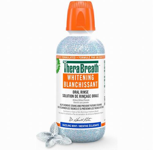 TheraBreath 美白漱口水473毫升 9.49加元（原价 13.99加元）！让口腔持久清新 笑容更自信！
