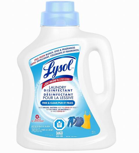 Lysol 不含漂白剂 衣物消毒液2.7升 11.87加元 (原价 15.97加元)!3款可选
