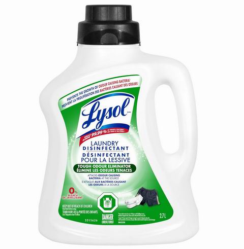 Lysol 不含漂白剂 衣物消毒液2.7升 11.87加元 (原价 15.97加元)!3款可选