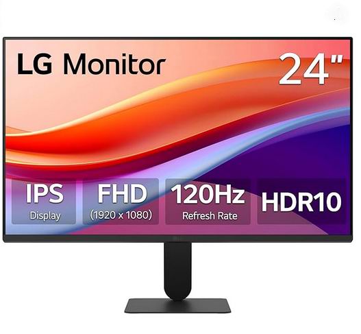  史低价！LG 24U411A-B 23.8英寸全高清 (1920 x 1080) IPS 显示器 96.95加元（原价 139.99加元）