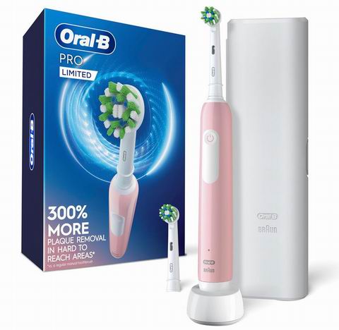 史低爆款！Oral-B Pro 粉色款 限量版 电动牙刷5折 59.99加元（原价 119.99加元）