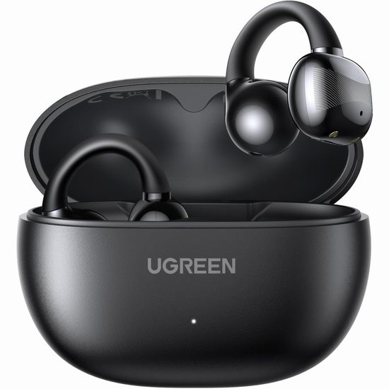 历史新低！UGREEN HiTune S3 开放式 AI降噪 夹式耳机4.9折 24.74加元！