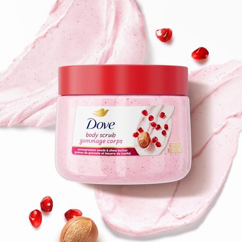  Dove 石榴乳木果油去角质身体磨砂膏 10.9加元（shoppers原价 17.78加元）