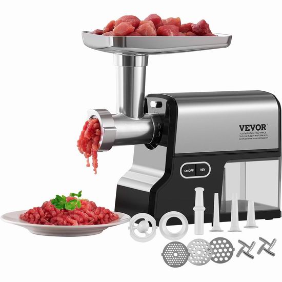  历史新低！VEVOR 500瓦大功率 电动灌肠绞肉机5.6折 71.99加元包邮！