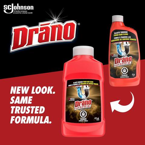  毛发克星！Drano 凝胶疏通剂473毫升 8.25加元