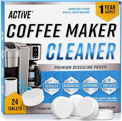  ACTIVE 咖啡机除垢清洁片24片 19.96加元限量特卖（原价 39.99加元）