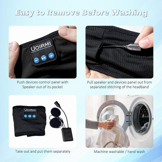 白菜价!历史新低!UOIRMI 头带式睡眠耳机/运动耳机3.3折 9.99加元!