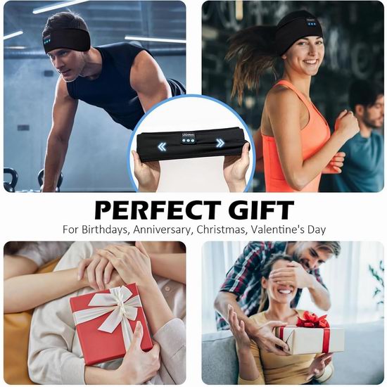 白菜价!历史新低!UOIRMI 头带式睡眠耳机/运动耳机3.3折 9.99加元!