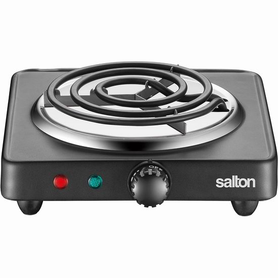  历史最低价！Salton 1000瓦单线圈便携式电炉6.6折 19.99加元！
