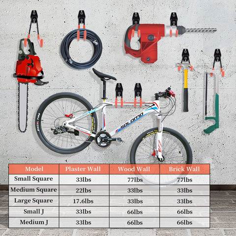  Remiawy 钢制重型车库挂钩14个  29.99加元（原价 39.99加元）