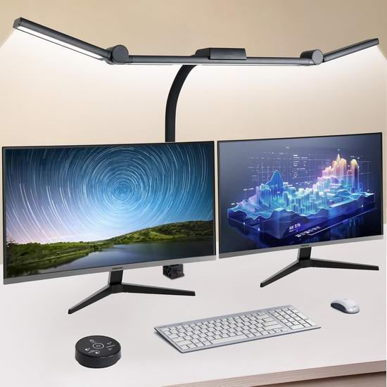  历史新低！TENTIZON 24W 三灯头 带遥控 超亮建筑师台灯4.3折 29.99加元！