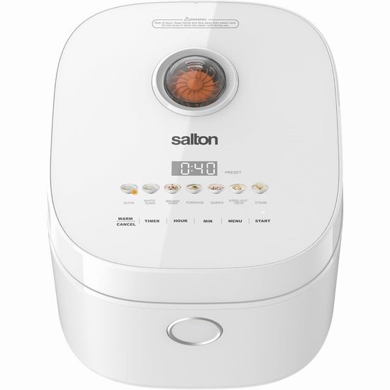 历史新低！Salton RC2129WH 20杯量 微电脑 多功能智能电饭煲6折 89.98加元包邮！