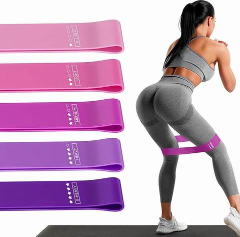 JAKKOFOXX 阻力健身环拉力带5件 9.85加元（原价 13.99加元）
