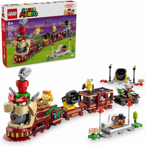  LEGO 乐高 71437 超级马力欧库巴特快列车7.7折 115.02加元（原价 149.99加元）