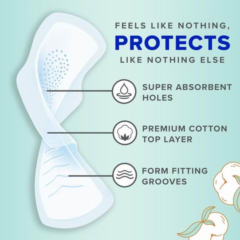 Always Pure Cotton 女士专用卫生巾24片 8.55加元(原价 10.99加元)