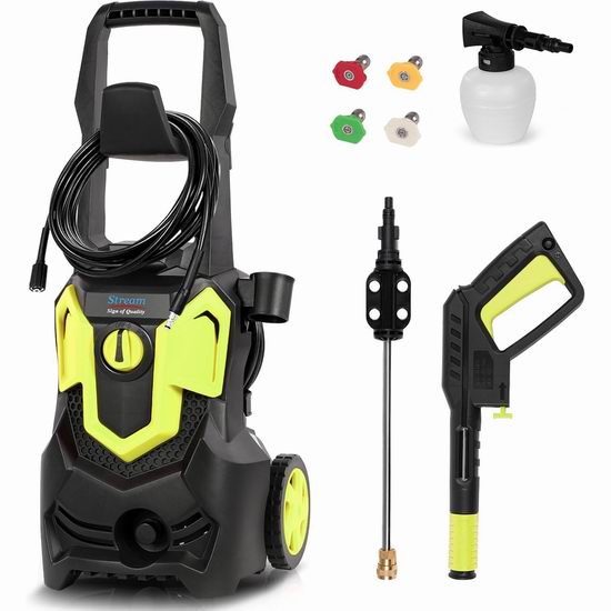 历史新低!Fazil 2500PSI 1.8GPM 电动高压清洗机4.3折 60.74加元包邮!  历史新低!Fazil 2500PSI 1.8GPM 电动高压清洗机4.3折 60.74加元包邮!