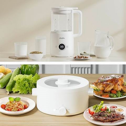 天生素简 品质超值!Olayks 立时小家电7.1折起!入电饭煲.99、豆浆机.99、电蒸锅.99!