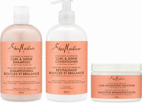 美国网红有机品牌 !Shea Moisture洗发护发品6.4折起: 身体油12.25加元、发膜 12.32加元、洗发水 10.23加元