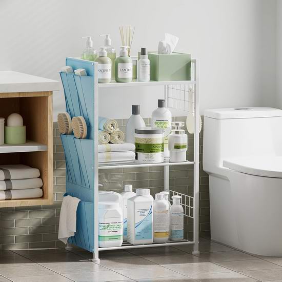 白菜价!历史新低!CADUKE 浴室/厨房/洗衣间 三层收纳架3.7折 14.99加元!3色可选!  白菜价!历史新低!CADUKE 浴室/厨房/洗衣间 三层收纳架3.7折 14.99加元!3色可选!