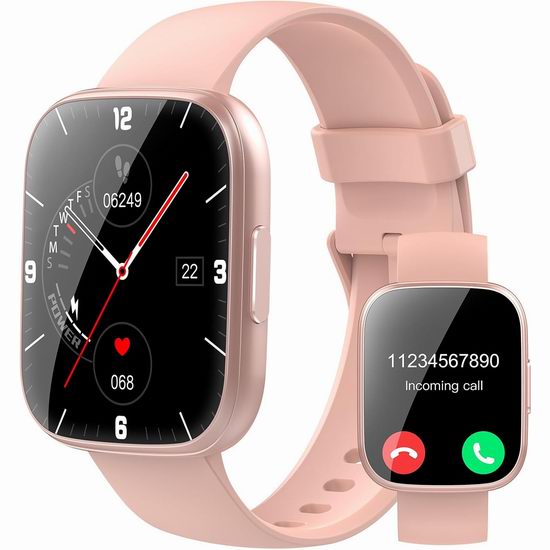 白菜价!历史新低!Puqo 1.95英寸 可接打电话 智能手表2.8折 13.99加元!  白菜价!历史新低!Puqo 1.95英寸 可接打电话 智能手表2.8折 13.99加元!