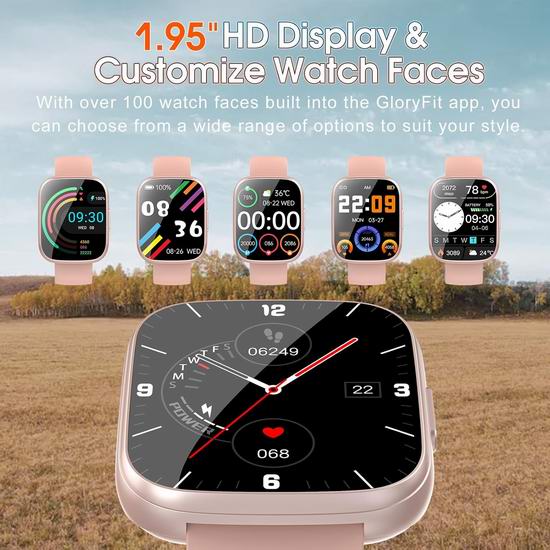 白菜价!历史新低!Puqo 1.95英寸 可接打电话 智能手表2.8折 13.99加元!