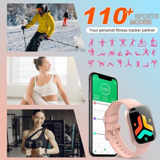 白菜价!历史新低!Puqo 1.95英寸 可接打电话 智能手表2.8折 13.99加元!