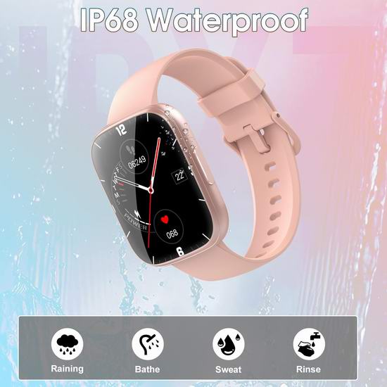 白菜价!历史新低!Puqo 1.95英寸 可接打电话 智能手表2.8折 13.99加元!