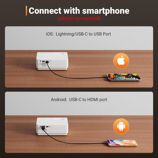 Bug白菜价!历史新低!Konsoefuly 1080P 便携式投影仪2.6折 34.29加元包邮!