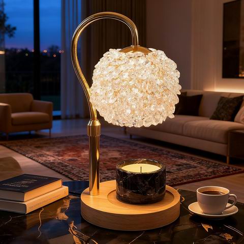 VXUNLIOR 奢华水晶宝石灯罩蜡烛灯 65.77加元!多款可选