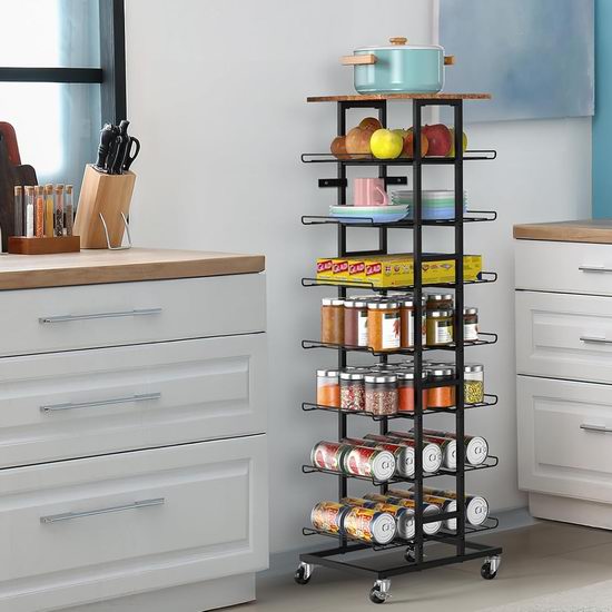 白菜速抢!历史新低!CADUKE 可移动 4/6/8层收纳架2.5折 14.99-18.49加元清仓!  白菜速抢!历史新低!CADUKE 可移动 4/6/8层收纳架2.5折 14.99-18.49加元清仓!