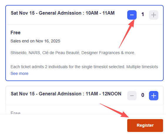 抢门票!资生堂秋季特卖会,11月15日开仓!内附攻略!