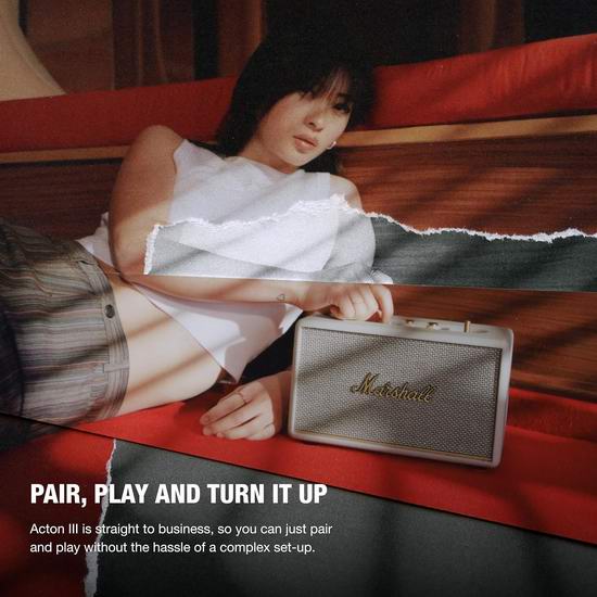 历史新低!Marshall Acton III 马歇尔三代 复古蓝牙音响6.6折 249.98加元包邮!