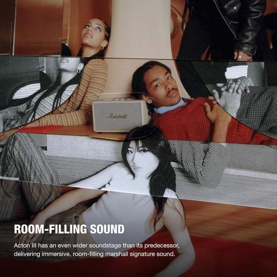 历史新低!Marshall Acton III 马歇尔三代 复古蓝牙音响6.6折 249.98加元包邮!