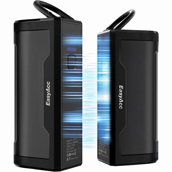  EasyAcc 10000mAh 多用途移动电源 磁吸暖手宝2件套4.9折 16.39加元！加热可达18小时！