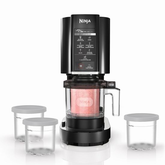 历史新低!Ninja CREAMi 7合1 冷冻甜点 专业冰淇淋机5.8折 174加元包邮!