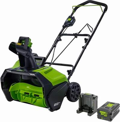 Greenworks黑五大促,精选铲雪机、割草机、吹扫机、高压清洗机等5.1折起!入无绳铲雪机!
