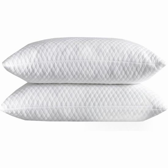  历史新低！NTCOCO 通风透气 可调高度 Queen记忆海绵枕头2件套4.3折 39.32加元包邮！