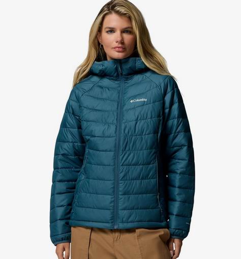 Columbia 女式 Powder Lite II 带帽保暖夹克 79.43加元（官网原价 199.99加元，未打折）